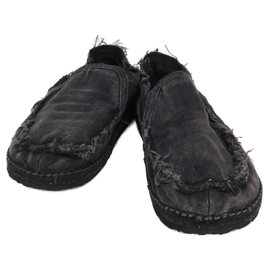 DIESEL D-LUKAS Espadrille Slip-Ons Black Size 10.5