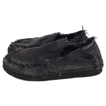 DIESEL D-LUKAS Espadrille Slip-Ons Black Size 10.5