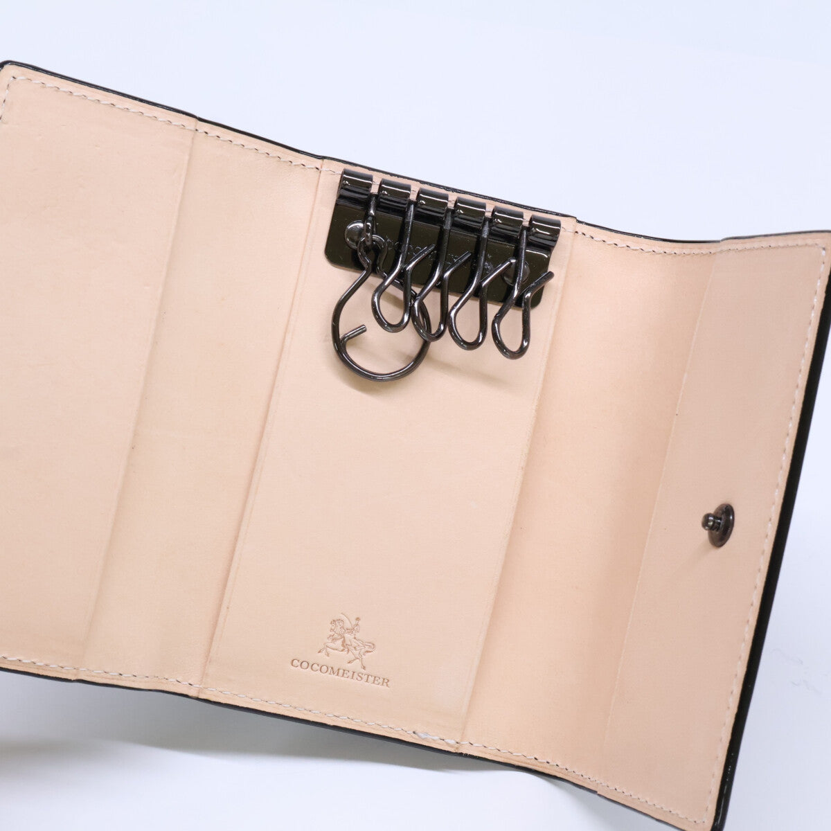 COCOMEISTER Bridle Leather Key Case Moss Green