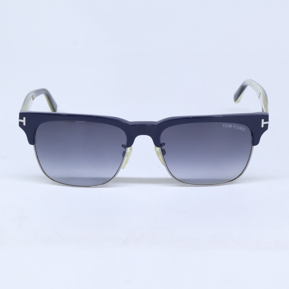 TOM FORD TF386 Louis Wellington Navy Blue Sunglasses Size 55X18 145