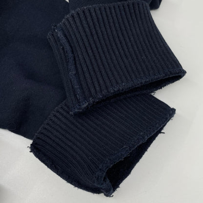THOM BROWNE 4BAR Loopback Crewneck Sweatshirt Navy Size 1