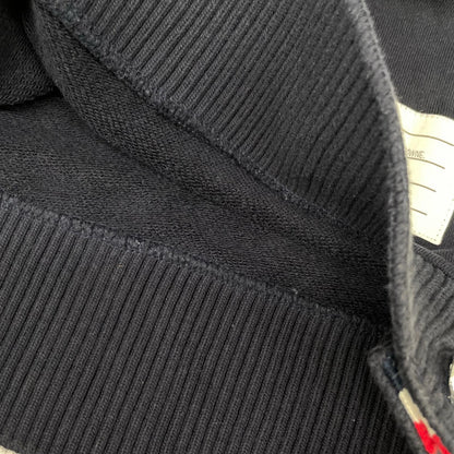 THOM BROWNE 4BAR Loopback Crewneck Sweatshirt Navy Size 1
