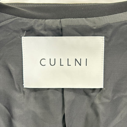 CULLNI Double Cloth Twill Zip Pocket Jacket Black Size 1