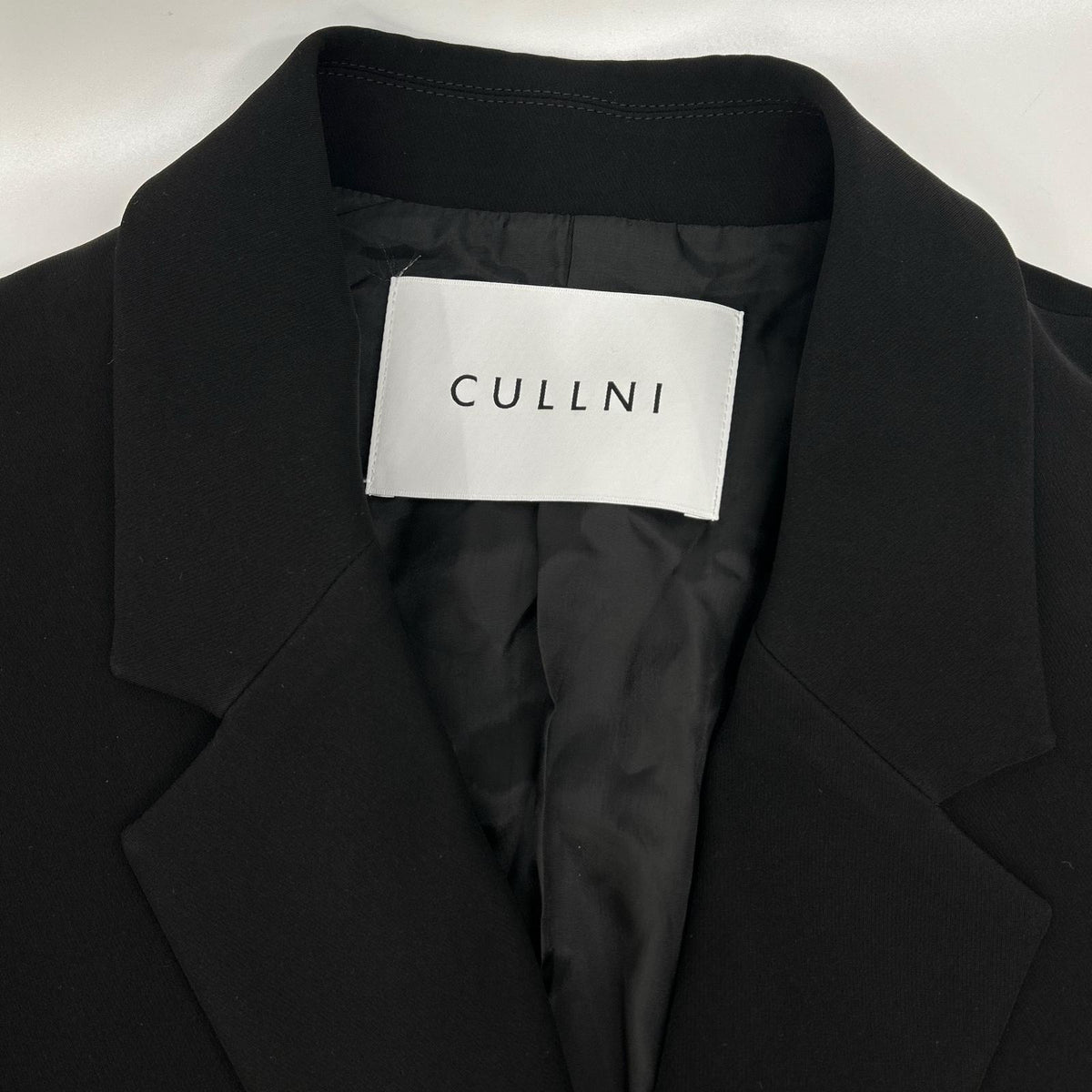 CULLNI Double Cloth Twill Zip Pocket Jacket Black Size 1