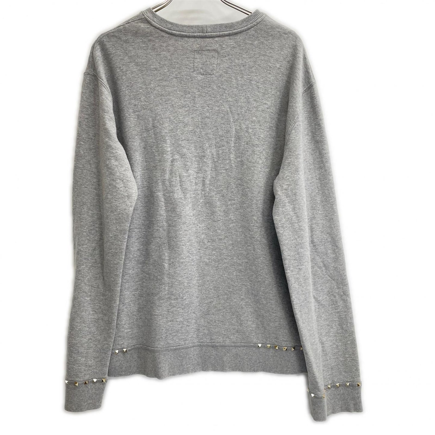 VALENTINO Rockstud Sweatshirt Gray Size L