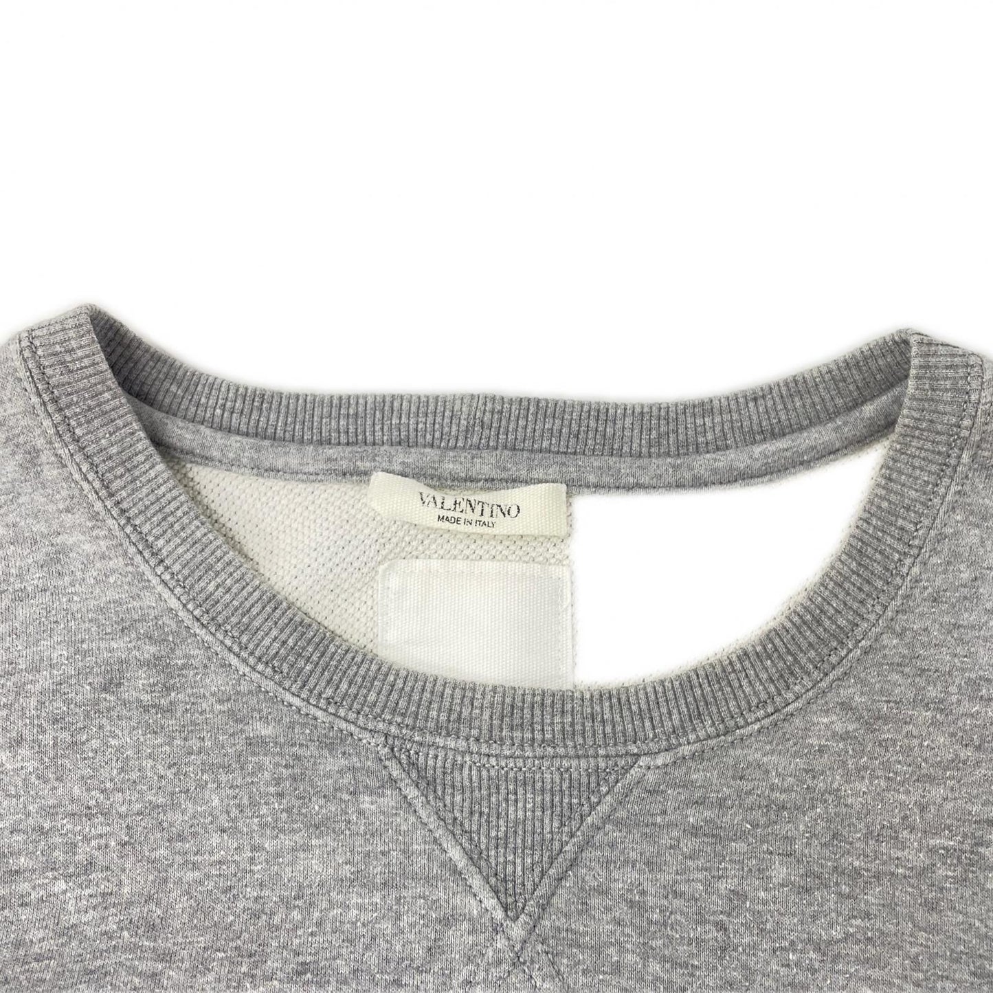 VALENTINO Rockstud Sweatshirt Gray Size L