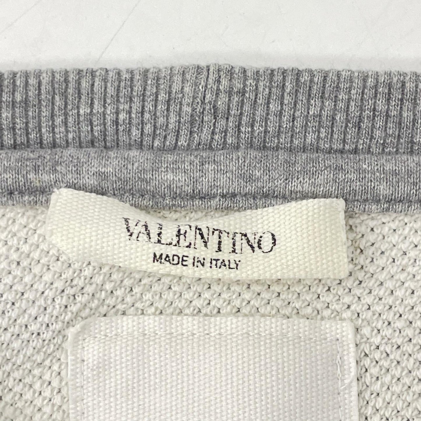 VALENTINO Rockstud Sweatshirt Gray Size L