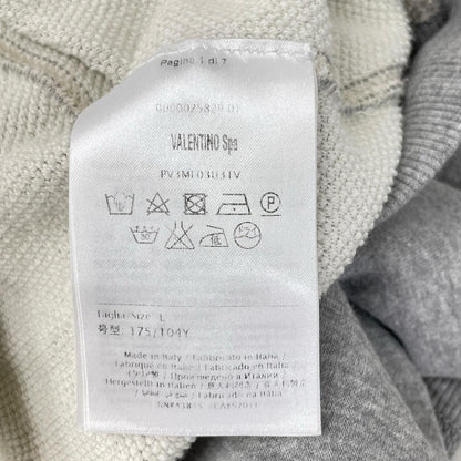 VALENTINO Rockstud Sweatshirt Gray Size L