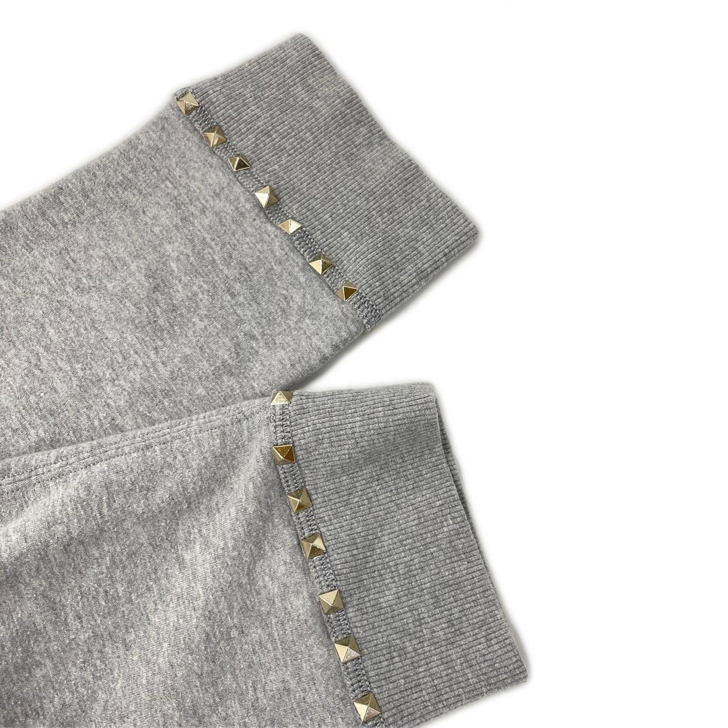 VALENTINO Rockstud Sweatshirt Gray Size L