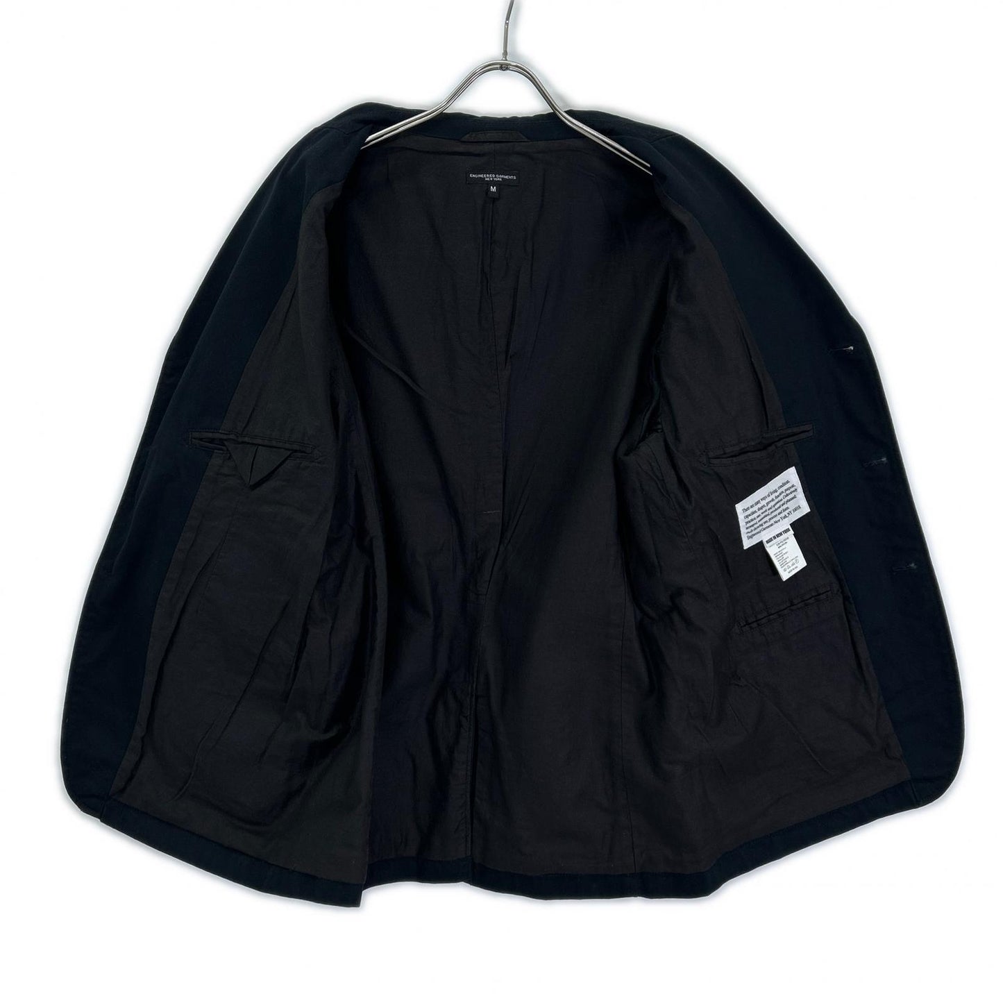 Engineered Garments Black Andover Cotton Jacket Size M