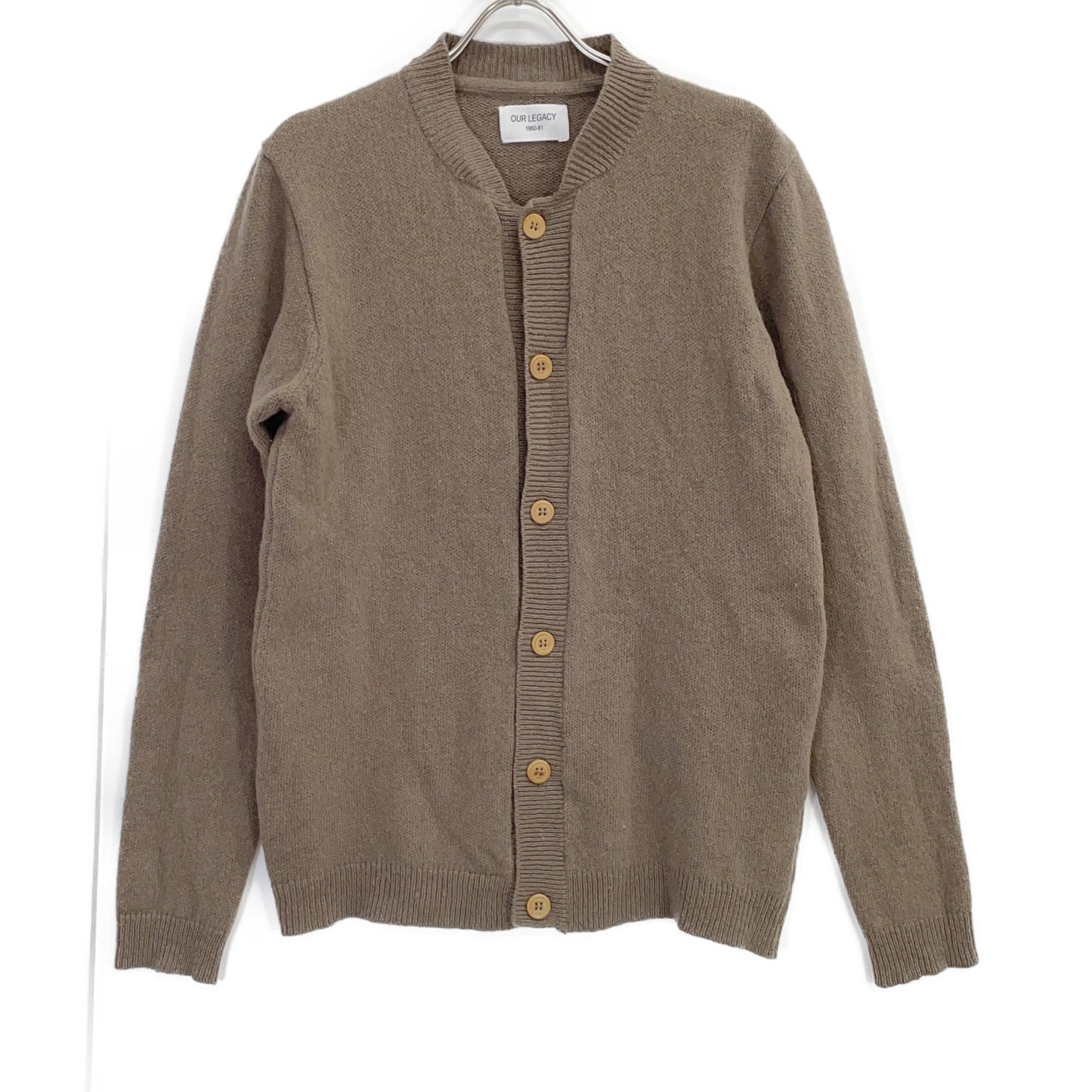 Our Legacy Lambswool Cardigan Brown Size L