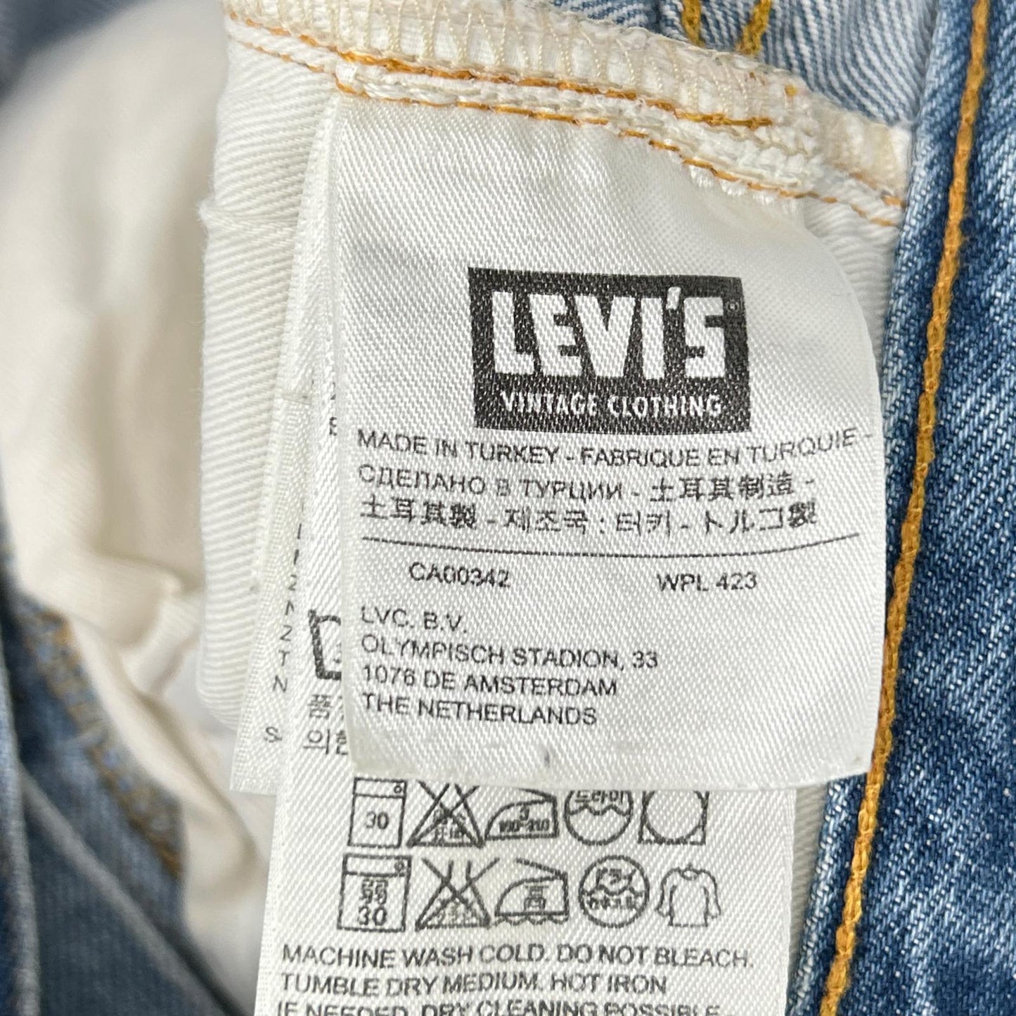 LEVI'S VINTAGE CLOTHING 1947 501XX Jeans Size W32