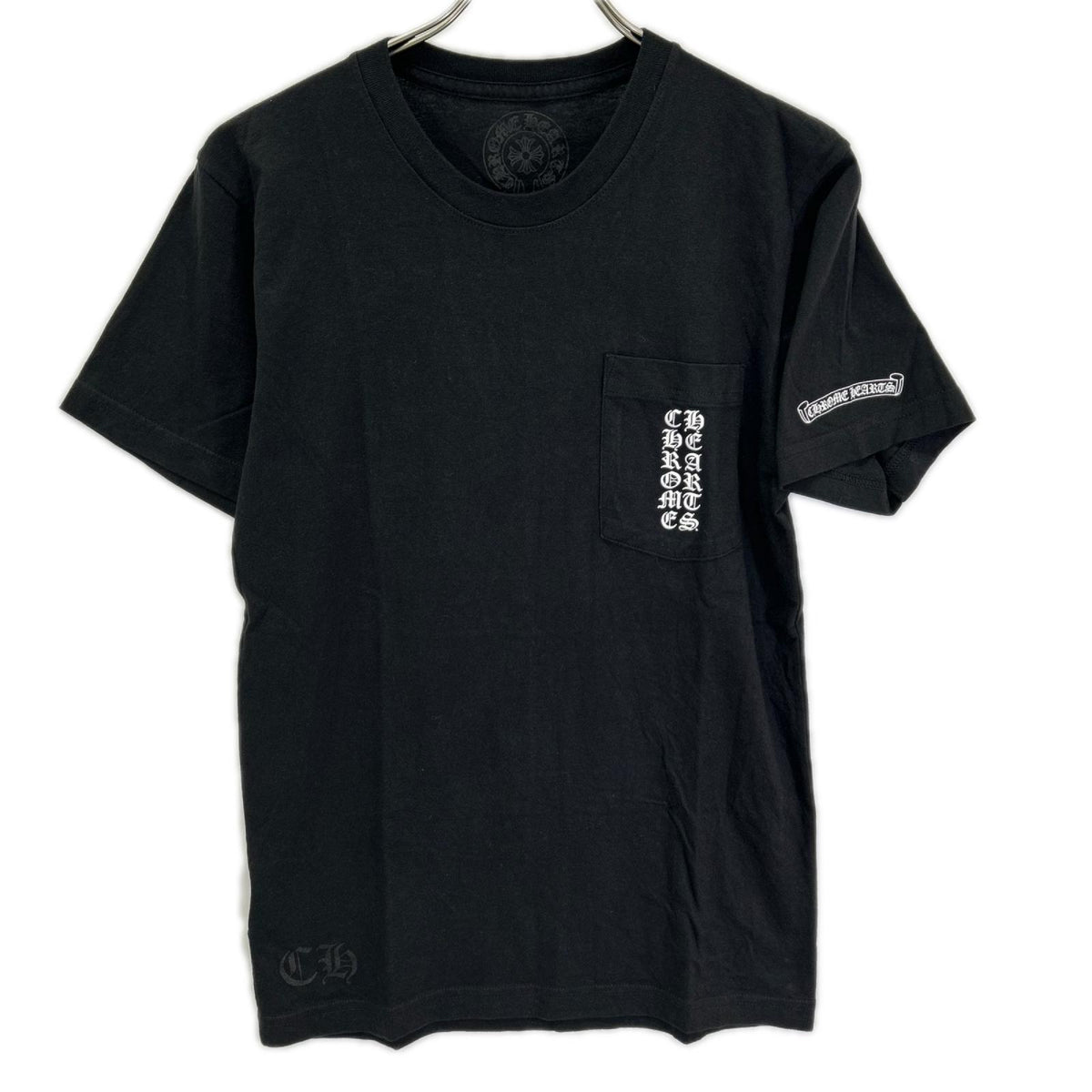 Chrome hearts Black Osaka Scroll Label Logo Tee Size S
