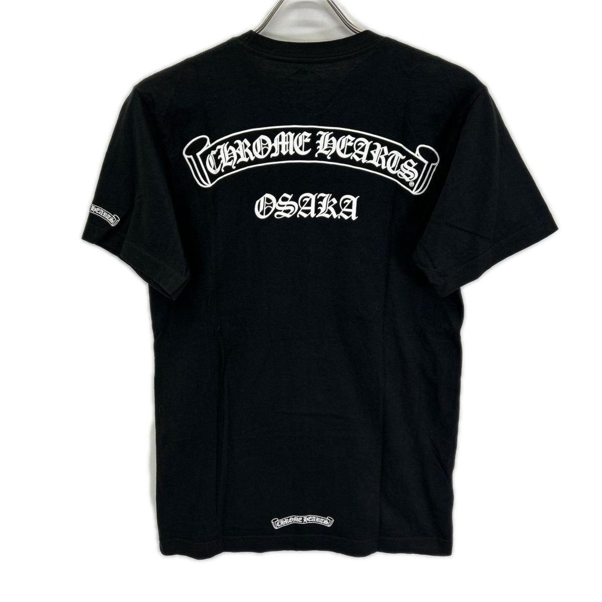 Chrome hearts Black Osaka Scroll Label Logo Tee Size S