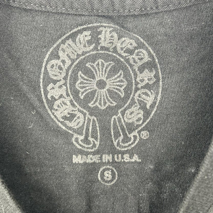 Chrome hearts Black Osaka Scroll Label Logo Tee Size S