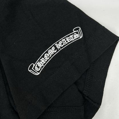 Chrome hearts Black Osaka Scroll Label Logo Tee Size S