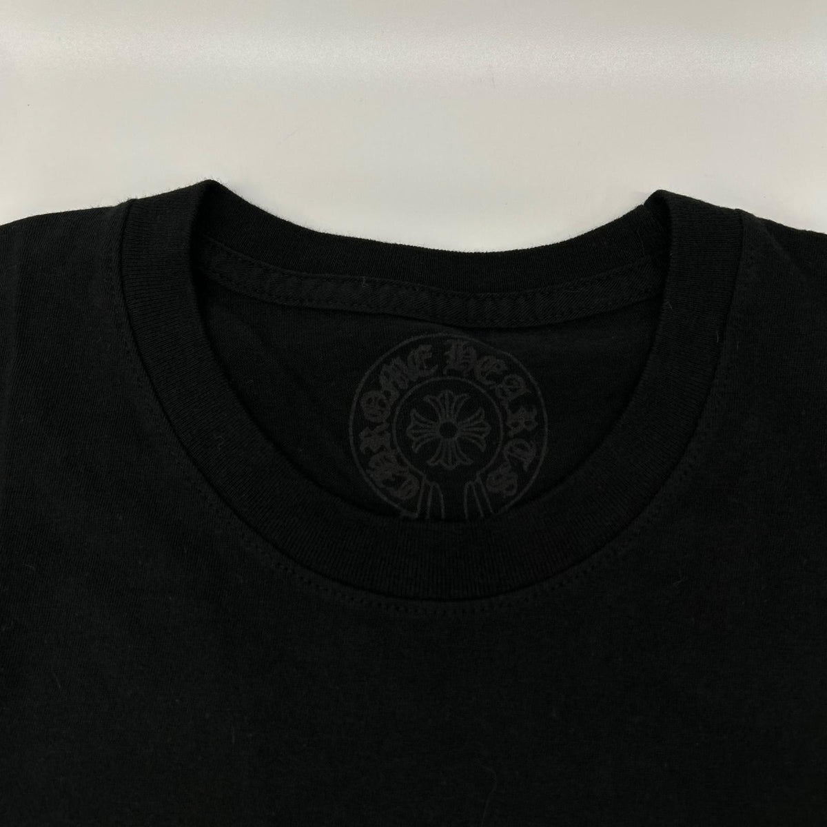 Chrome hearts Black Osaka Scroll Label Logo Tee Size S