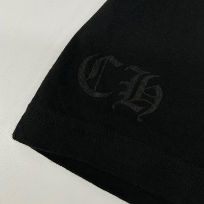 Chrome hearts Black Osaka Scroll Label Logo Tee Size S