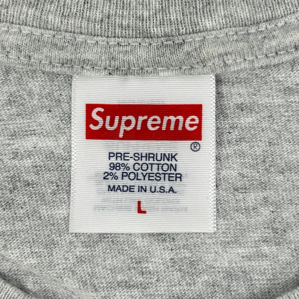 Supreme 23FW Camacho T-Shirt Gray Size L