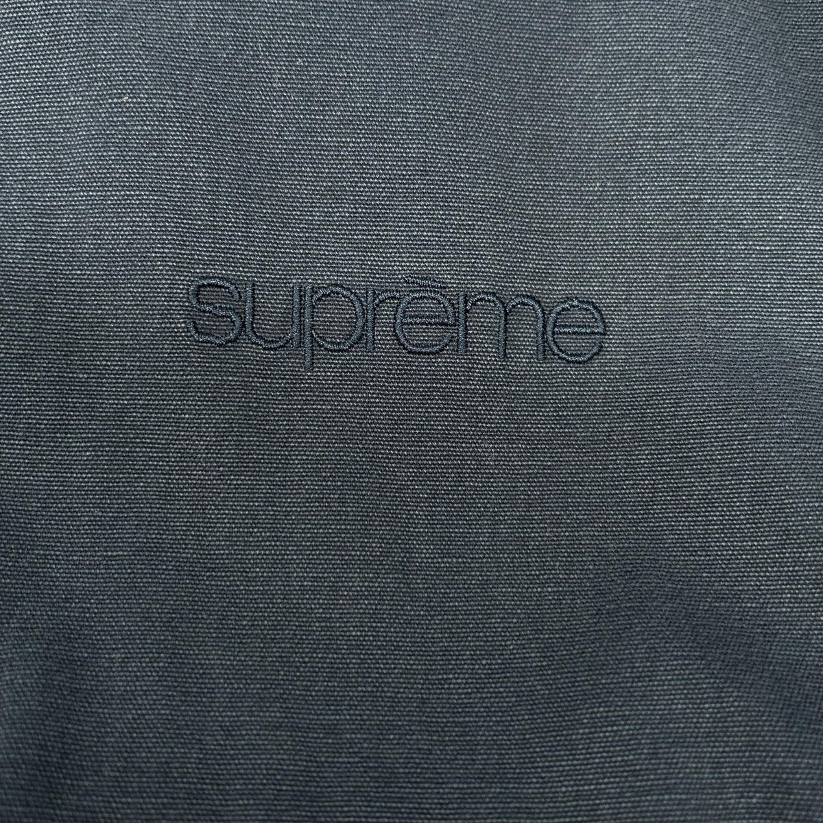 Supreme 24FW Leather Collar Utility Jacket Navy Size XL