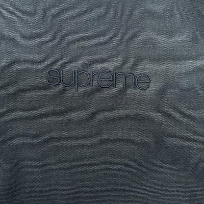 Supreme 24FW Leather Collar Utility Jacket Navy Size XL
