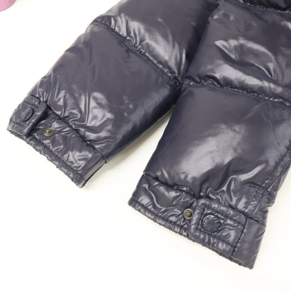 MONCLER BRANSON Navy Hooded Down Jacket Size 2