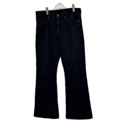 KAPITAL EK-1373 Bootcut Denim Black Boots Size 36