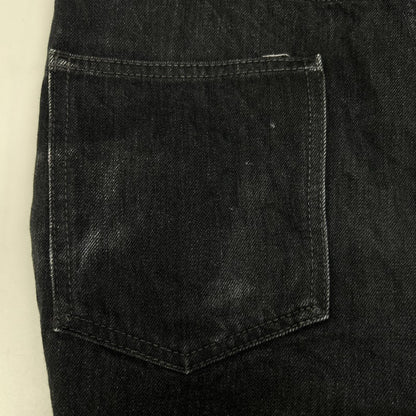KAPITAL EK-1373 Bootcut Denim Black Boots Size 36