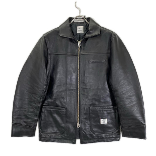 BEDWIN & THE HEARTBREAKERS BRUCE Horsehide Coat Black Size 3