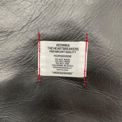 BEDWIN & THE HEARTBREAKERS BRUCE Horsehide Coat Black Size 3