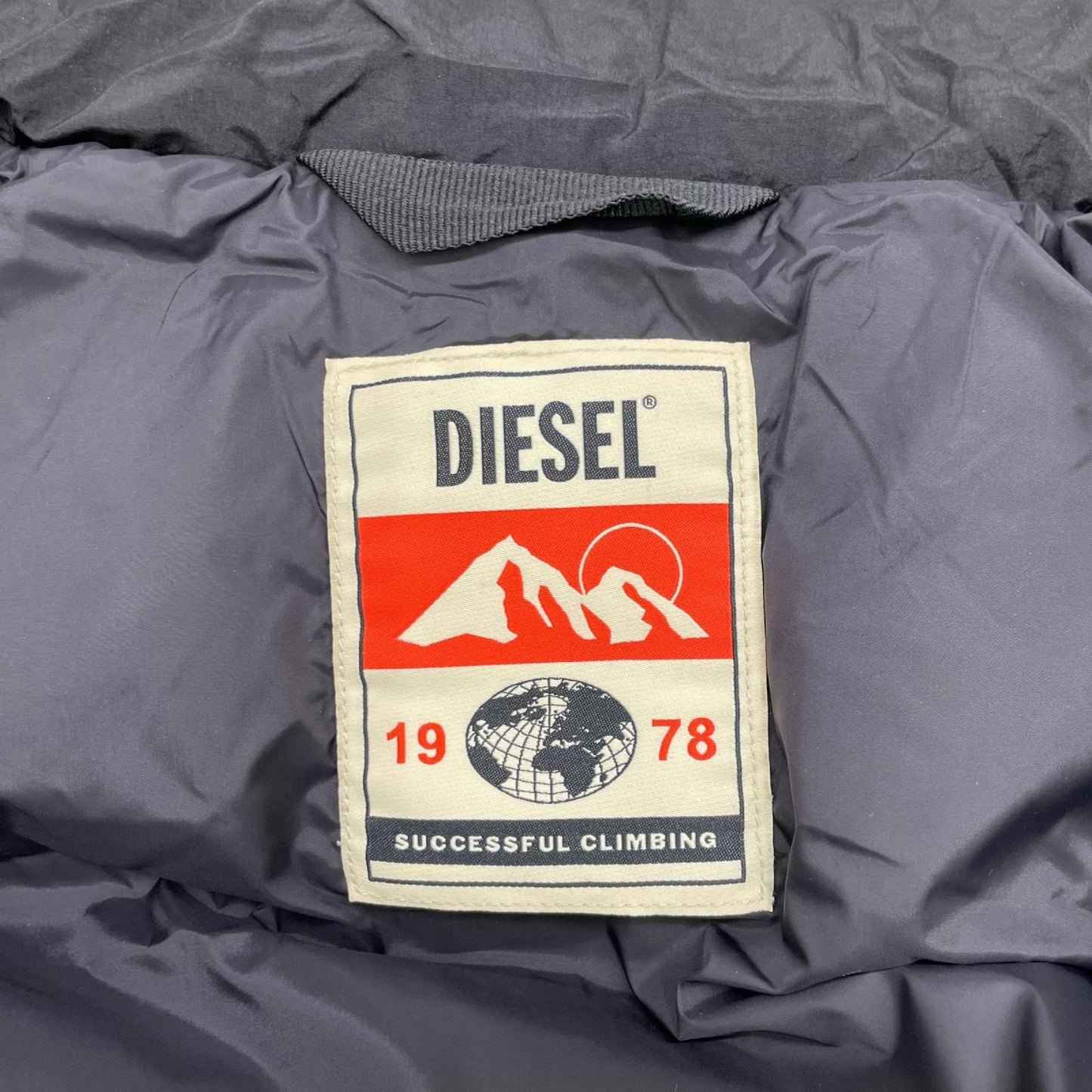 DIESEL A03739 Nylon Down Vest Black Size S