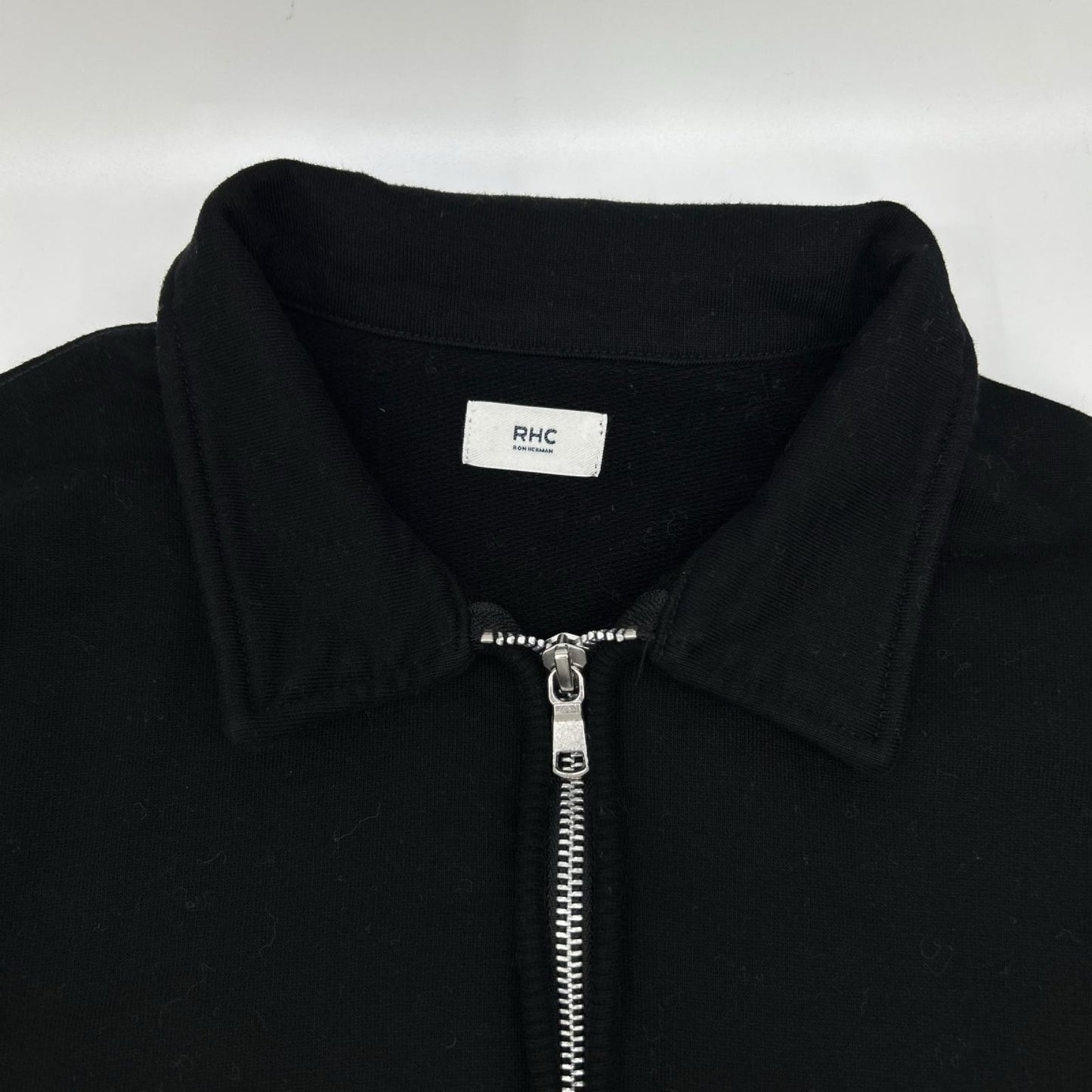 RHC 25SS Black Half-Zip Pullover Sweatshirt Size L