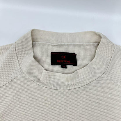 BRIEFING BRG251MD9 Garment Dye High-Neck Beige Size M