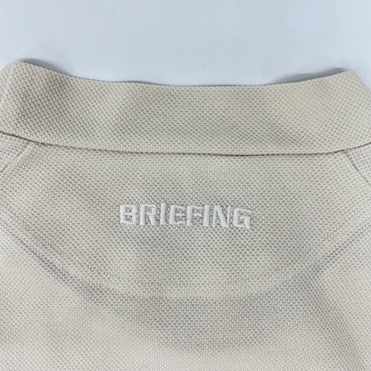 BRIEFING BRG251MD9 Garment Dye High-Neck Beige Size M