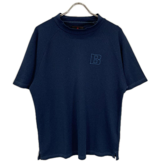 BRIEFING BRG251MD9 Garment-Dyed High Neck Fit Blue Size M