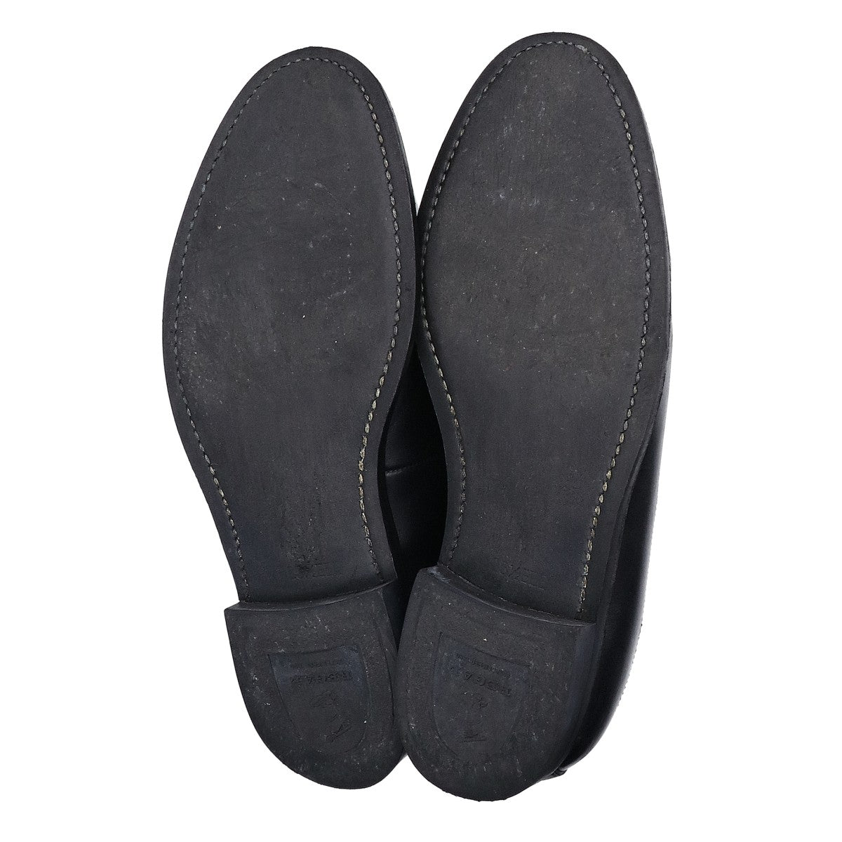 REGAL Black Wingtip Tassel Loafers Size 25 1/2 EEE