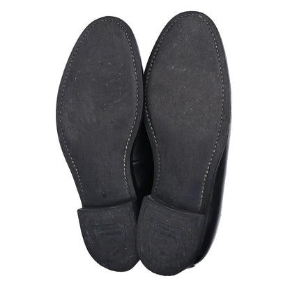 REGAL Black Wingtip Tassel Loafers Size 25 1/2 EEE