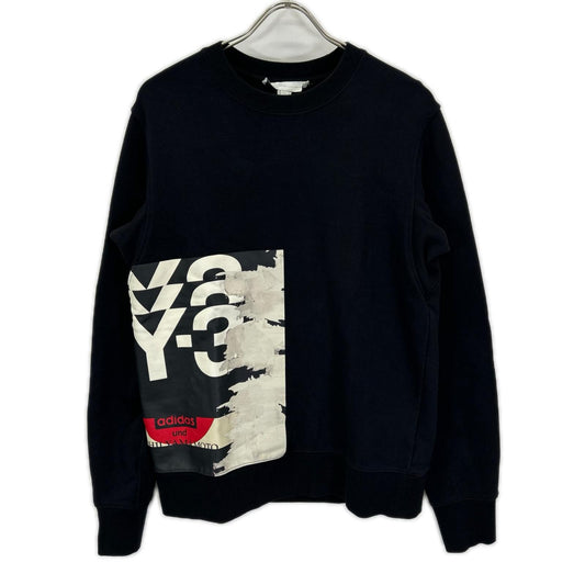 Y-3 GK4387 CH1 GFX Crew Sweatshirt Black Size S