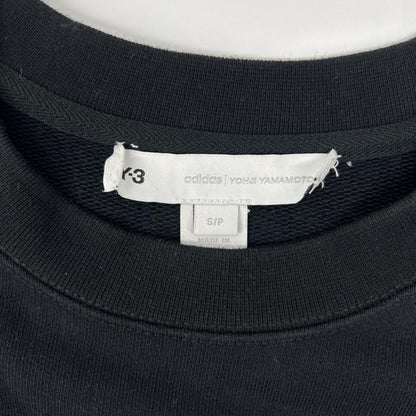 Y-3 GK4387 CH1 GFX Crew Sweatshirt Black Size S