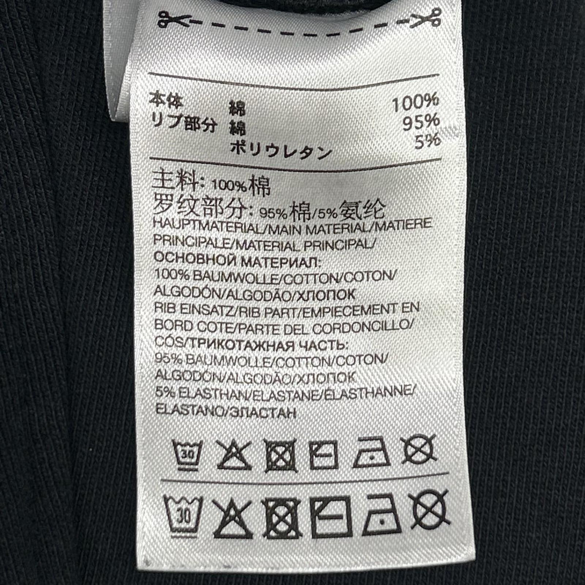 Y-3 GK4387 CH1 GFX Crew Sweatshirt Black Size S