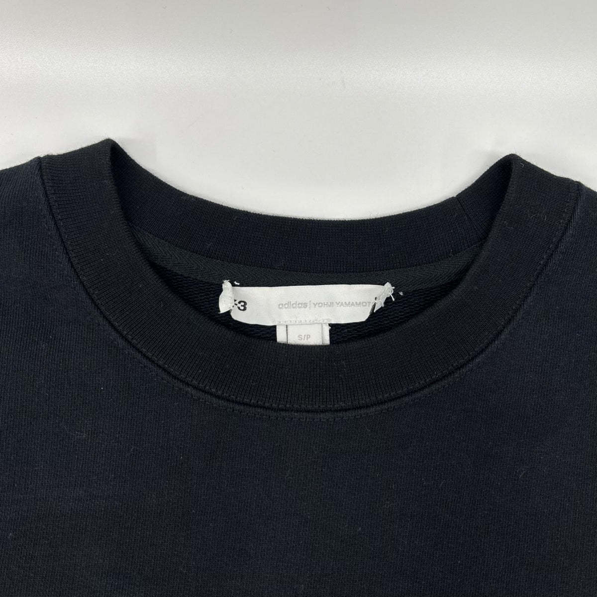 Y-3 GK4387 CH1 GFX Crew Sweatshirt Black Size S