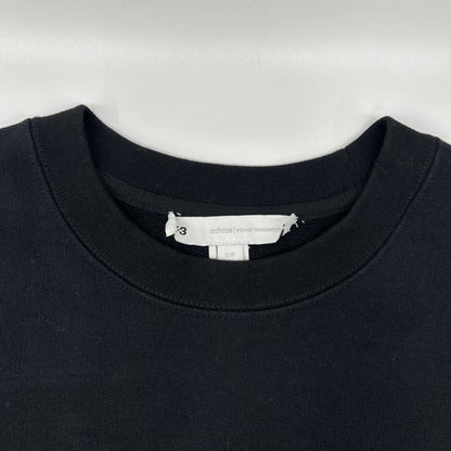 Y-3 GK4387 CH1 GFX Crew Sweatshirt Black Size S