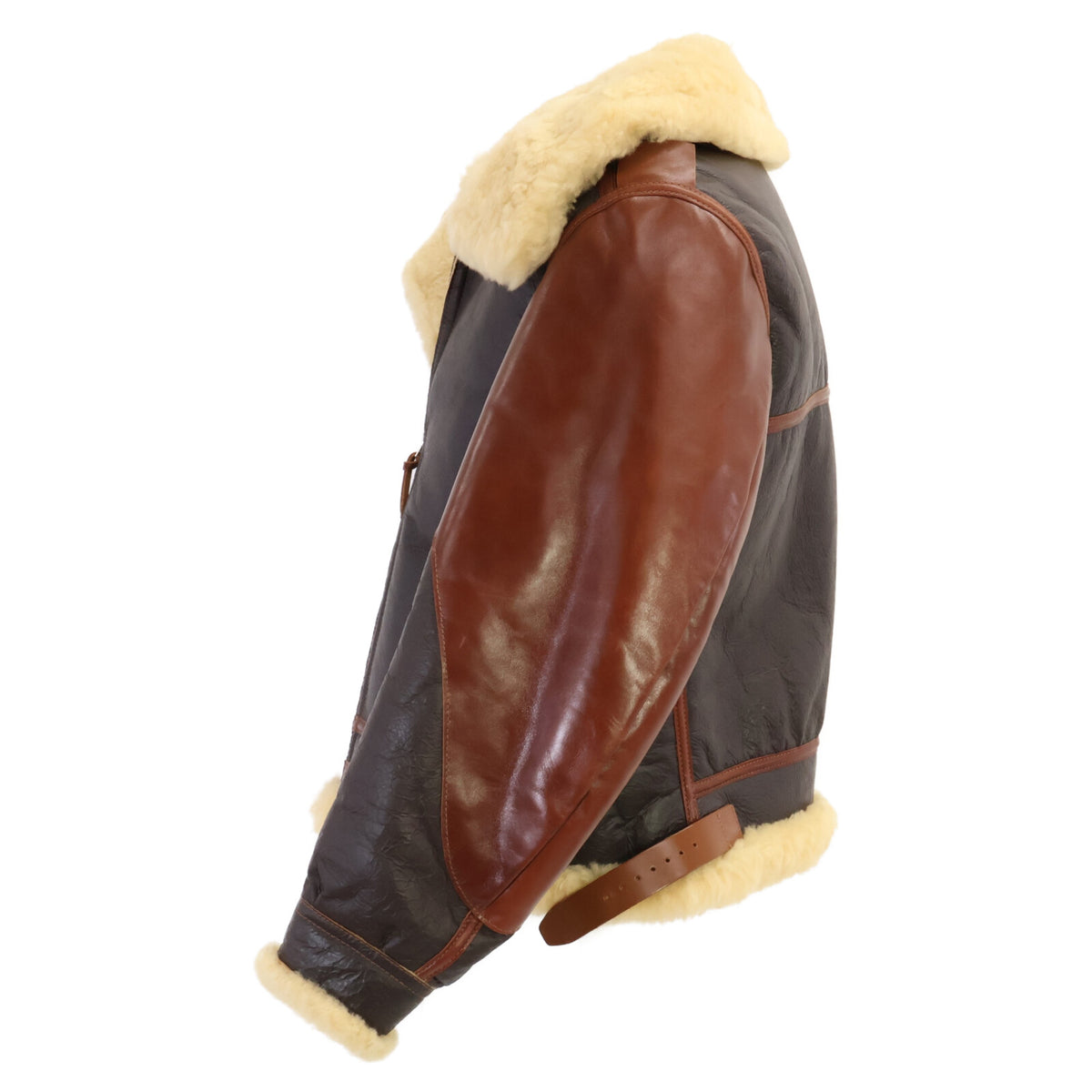 THE FEW Perry Sportswear B-3 Mouton Flight Jacket Size 38