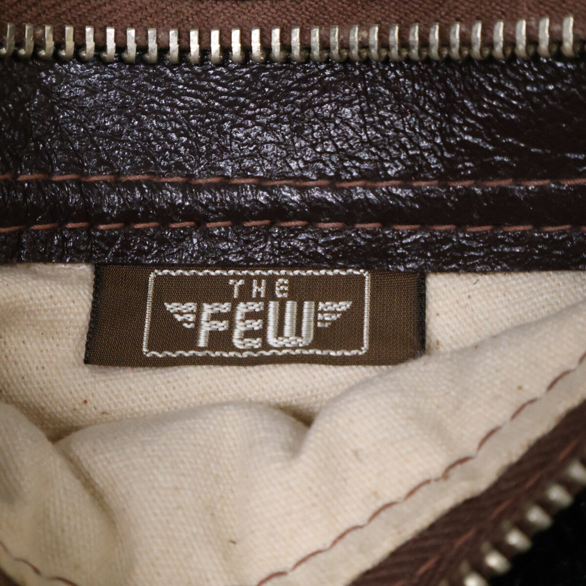 THE FEW D-1 Mouton Flight Jacket Dark Brown Size M