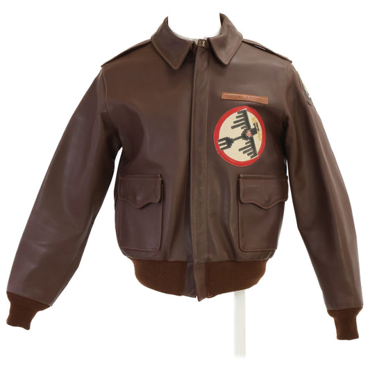 THE REAL MCCOY'S A-2 Rough Wear Repro Jacket Brown Size 40