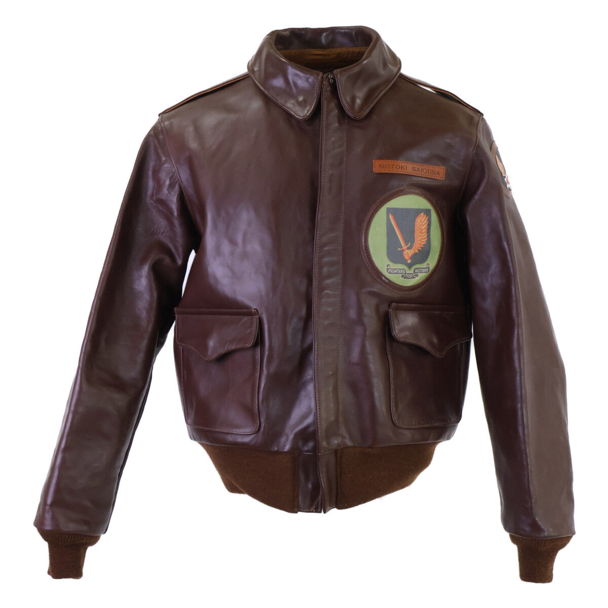 THE FEW Type A-2 Reproduction Leather Flight Jacket Size 40