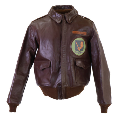 THE FEW Type A-2 Reproduction Leather Flight Jacket Size 40