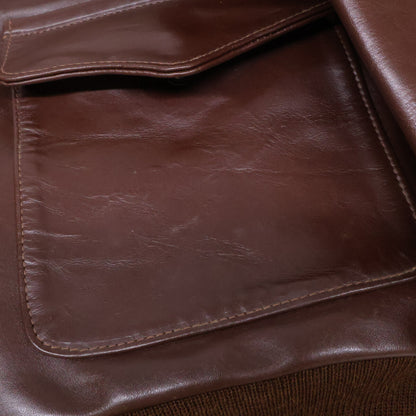 THE FEW Type A-2 Reproduction Leather Flight Jacket Size 40