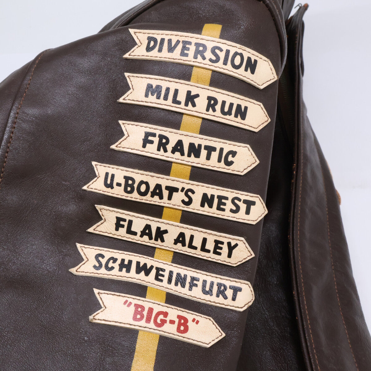 THE FEW Type A-2 Reproduction Leather Flight Jacket Size 40