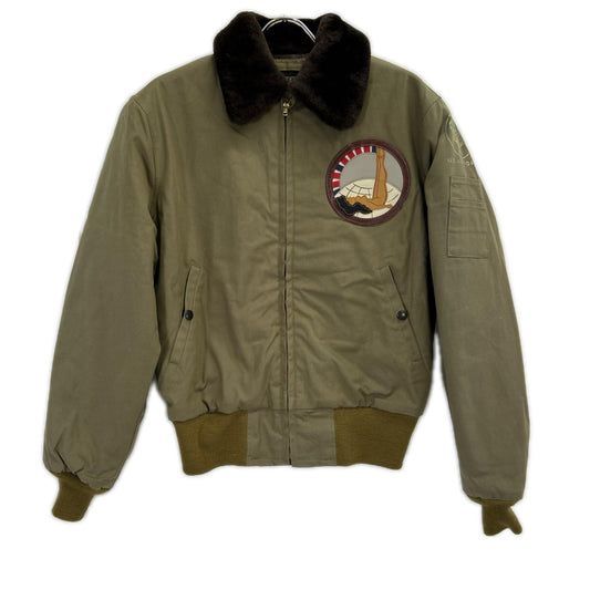 BUZZ RICKSON'S Khaki B-15 Flight Jacket Size 38
